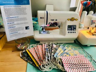 Unsere fleißigen SchneiderInnen